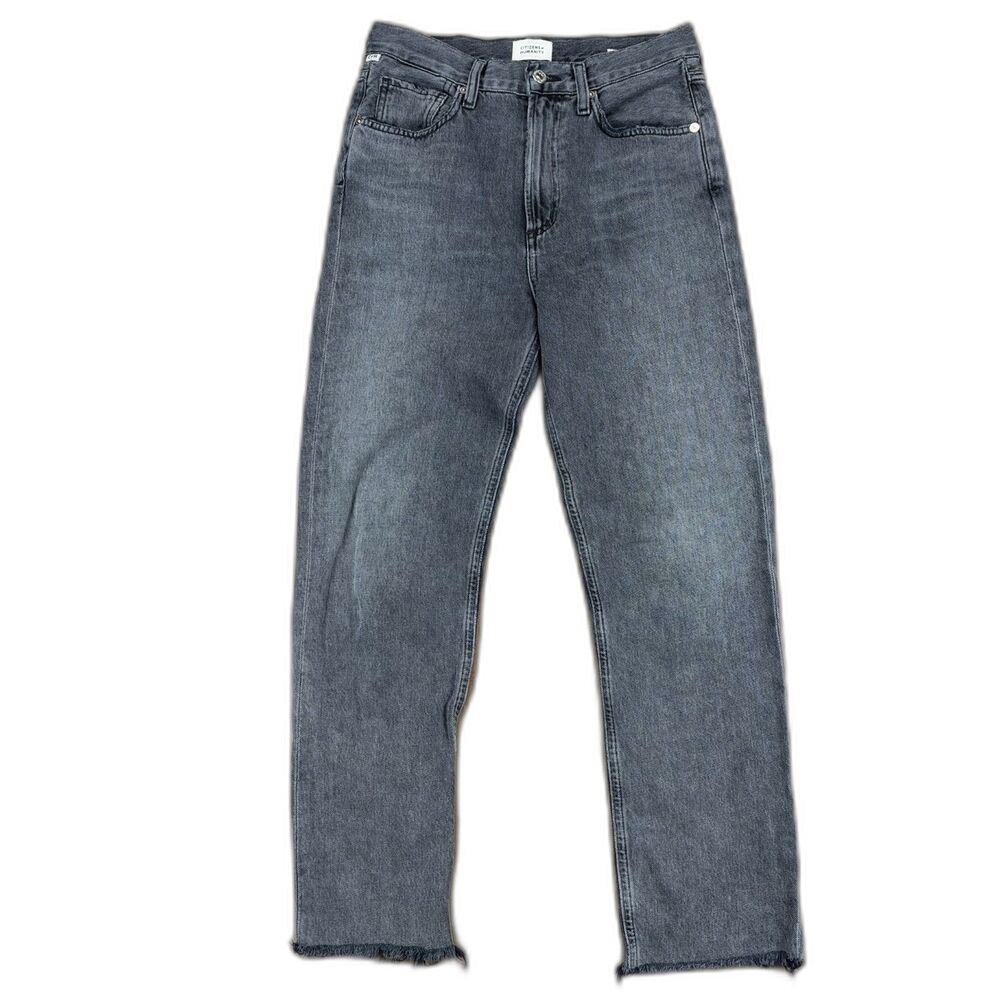 Citizens of Humanity Daphne Crop Black Premium Vintage Women's 25 Denim Jeans